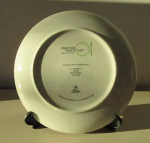 Royal Goedewaagen - Platelen bord Confrontation uit de serie Proeven van Kunst kopen? Bied vanaf 20!