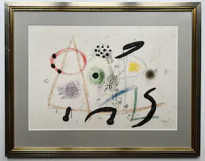 Joan Miro - Kleurenlitho | 'Maravillas con variaciones acrósticas en el jardin de Miró' kopen? Bied vanaf 1!