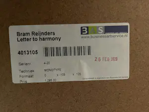 Bram Reijnders - Gemengde techniek - Abstract - Ingelijst (Zeer groot) - kopen? Bied vanaf 110!