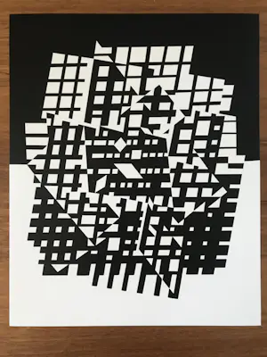 Victor Vasarely - 2 offset lithos - IXION-II en CITRA - 1973 kopen? Bied vanaf 50!