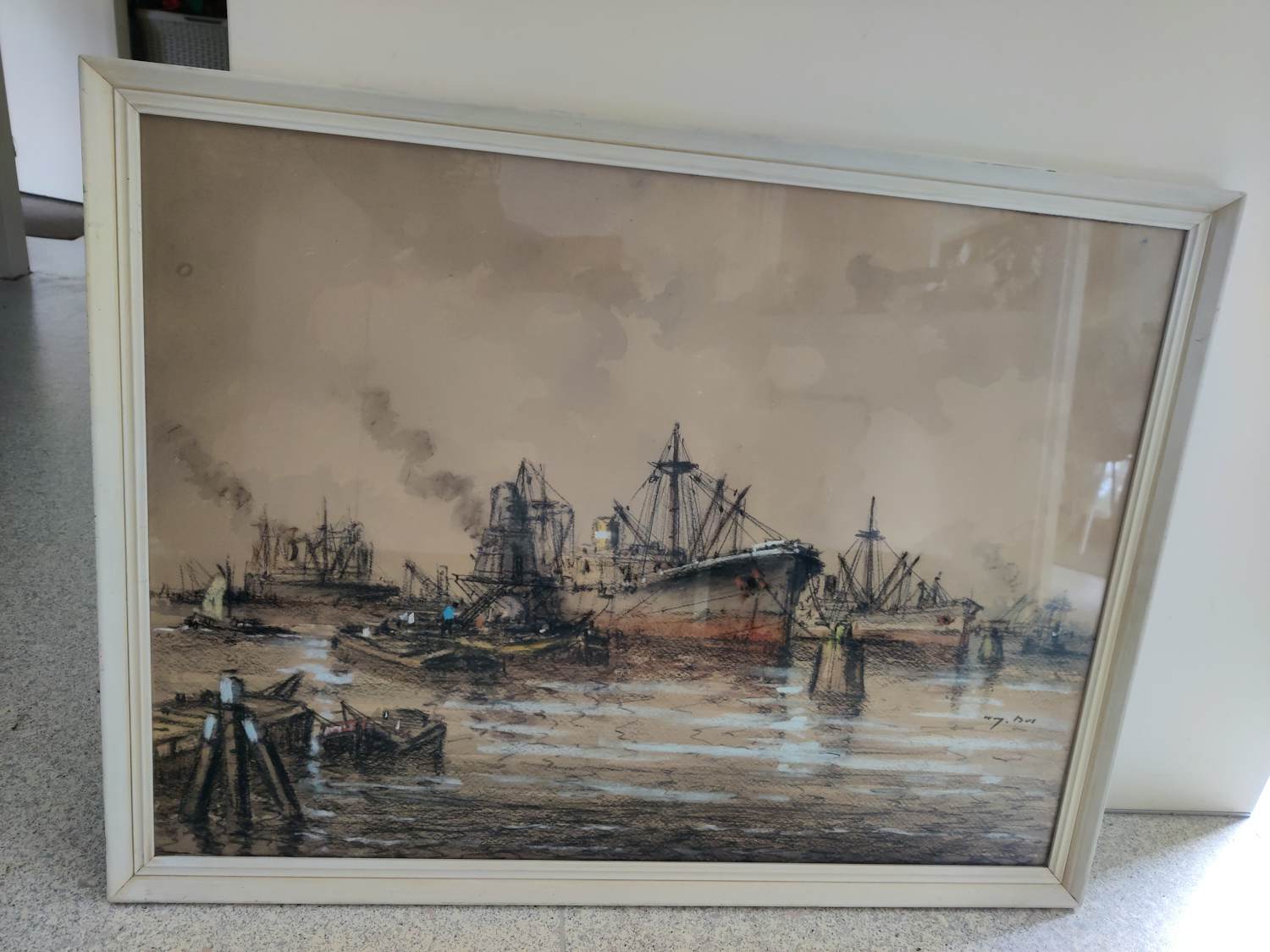 Wim Bos - Boten in de haven kopen? Bied vanaf 100!