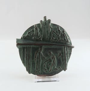 Inka Klinckhard - Bronzen penning, Betlehem kopen? Bied vanaf 70!