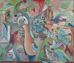 Niet of onleesbaar gesigneerd - R.Kleijn - Compositie kopen? Bied vanaf 1!