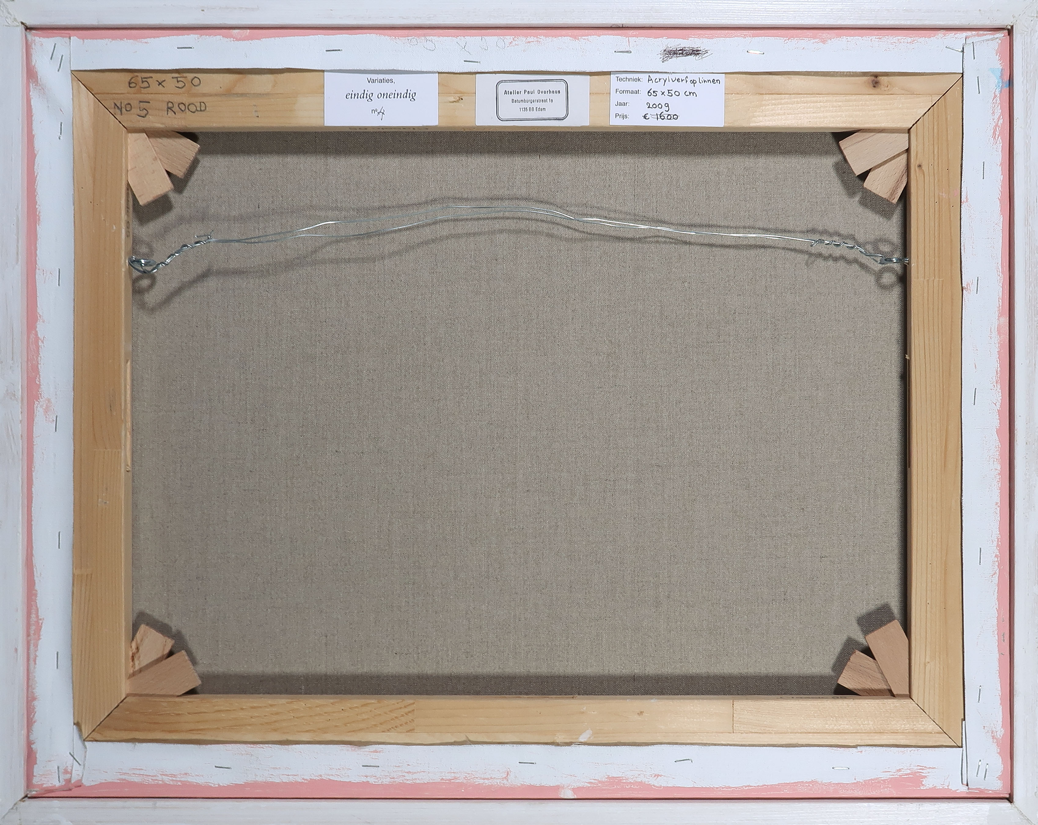 Paul Overhaus - Acryl op doek, Eindig oneindig 4 - Ingelijst kopen? Bied vanaf 70!