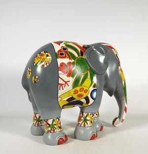 Corneille - Acryl op polyester, Elephant Parade kopen? Bied vanaf 500!