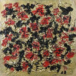 Bert Braam - Acryl op doek, Z.T. Goud verkocht voor € 1!