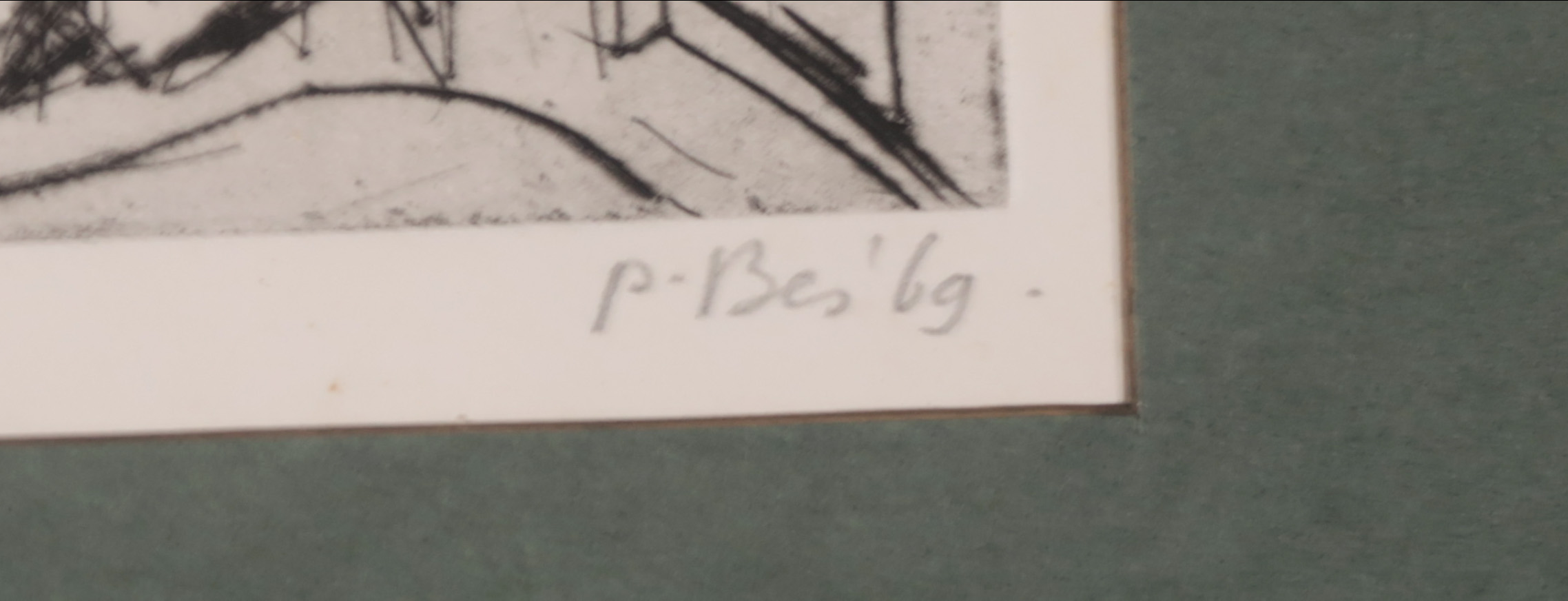 Peter Bes - Ets, Bomen, 1969 kopen? Bied vanaf 35!