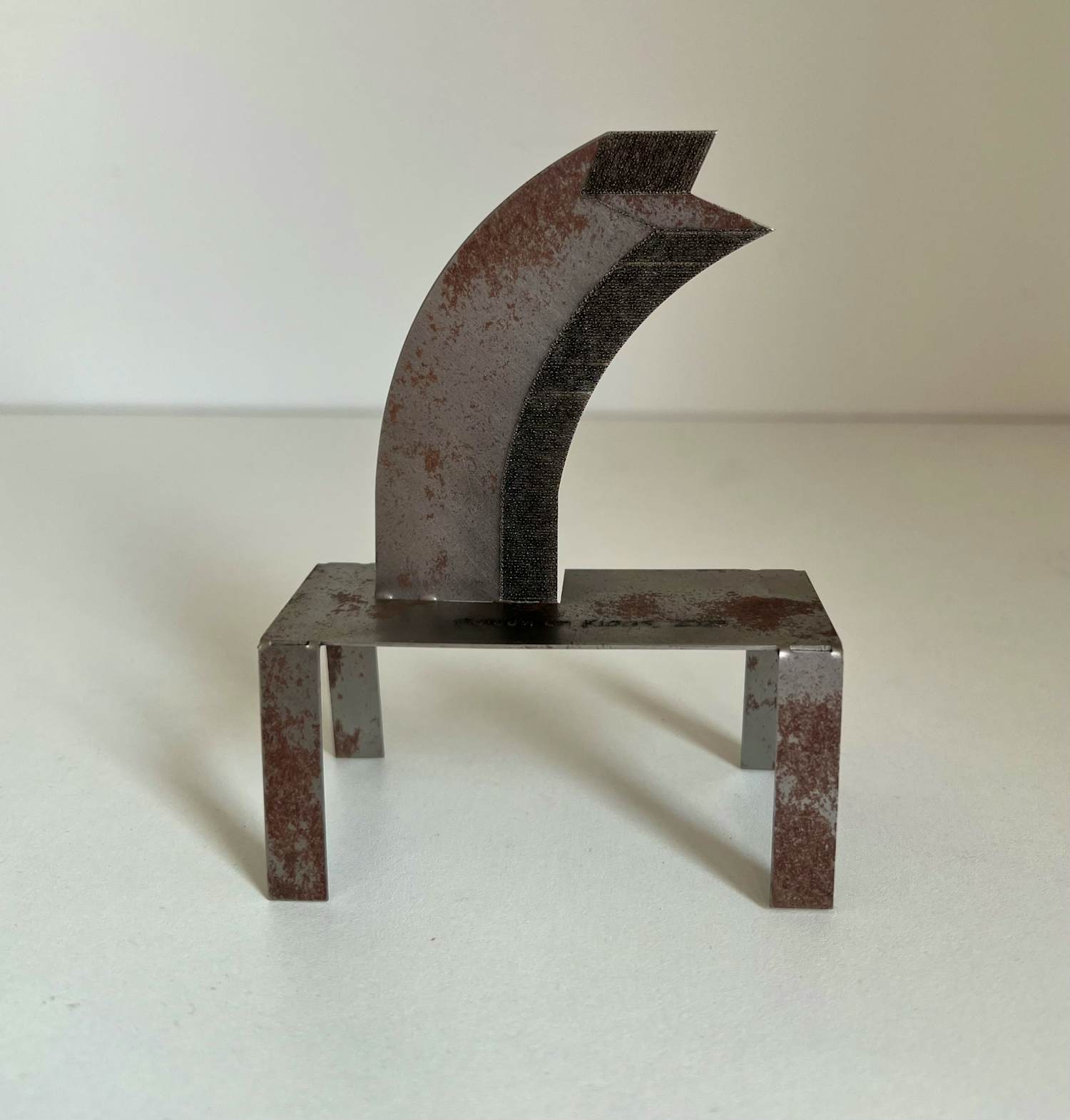 Klaas Gubbels - Stalen sculptuur | 'Nieuwjaarswens 2023' kopen? Bied vanaf 20!