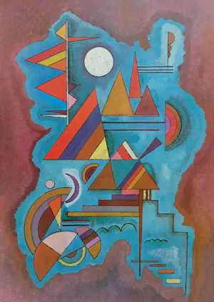 Wassily Kandinsky - Stehend, dubbelpagina litho kaufen? Bieten Sie von 80!