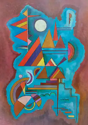 Wassily Kandinsky - Stehend, dubbelpagina litho kaufen? Bieten Sie von 80!