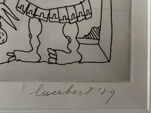 Lucebert - KLEURENETS/AQUATINT “HEDEN MIJN, MORGEN DIJN. kopen? Bied vanaf 222!