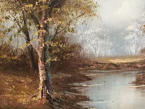 Clara Davis Inness - Bos en water. kopen? Bied vanaf 1!