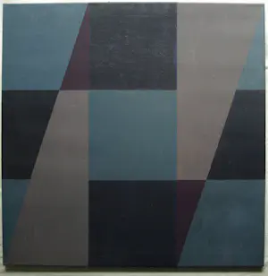 George Degenhart - Acrylverf op doek , Abstracte voorstelling - 80 x 80 cm. – 2011 kopen? Bied vanaf 80!