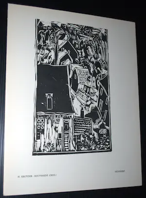 Herman Kruyder - Houtsnede - Heinsberg - 1928 kopen? Bied vanaf 55!