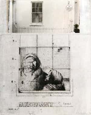 Rolf Weijburg - Ets met gemengde techniek uit 1980. verkocht voor € 50!