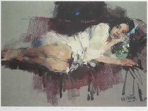 Rob Houdijk - Offset-litho, Op de sofa. kopen? Bied vanaf 35!