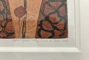 Lukie de Bree - Open gaan. Zeefdruk. kopen? Bied vanaf 69!