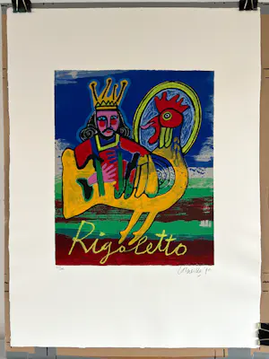 Corneille - Ommagio a G. Verdi - Map met 6 zeefdrukken kopen? Bied vanaf 1250!