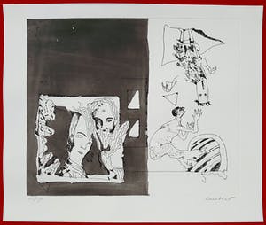 Lucebert - Derde gezicht, aquatint ets kopen? Bied vanaf 1!