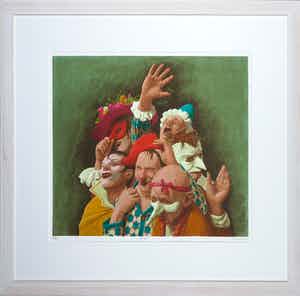 Kenne Gregoire - Giclée, Lach - Ingelijst verkocht voor € 50!