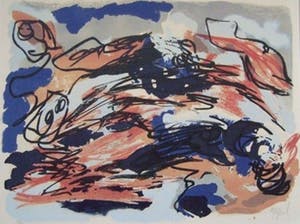Karel Appel - Paturages - gesigneerde lithografie - oplage 125 ex. - 1961 kopen? Bied vanaf 350!