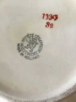 Societe Ceramique - Art Deco Schaal, terrine, gemerkt en genummerd kopen? Bied vanaf 1!