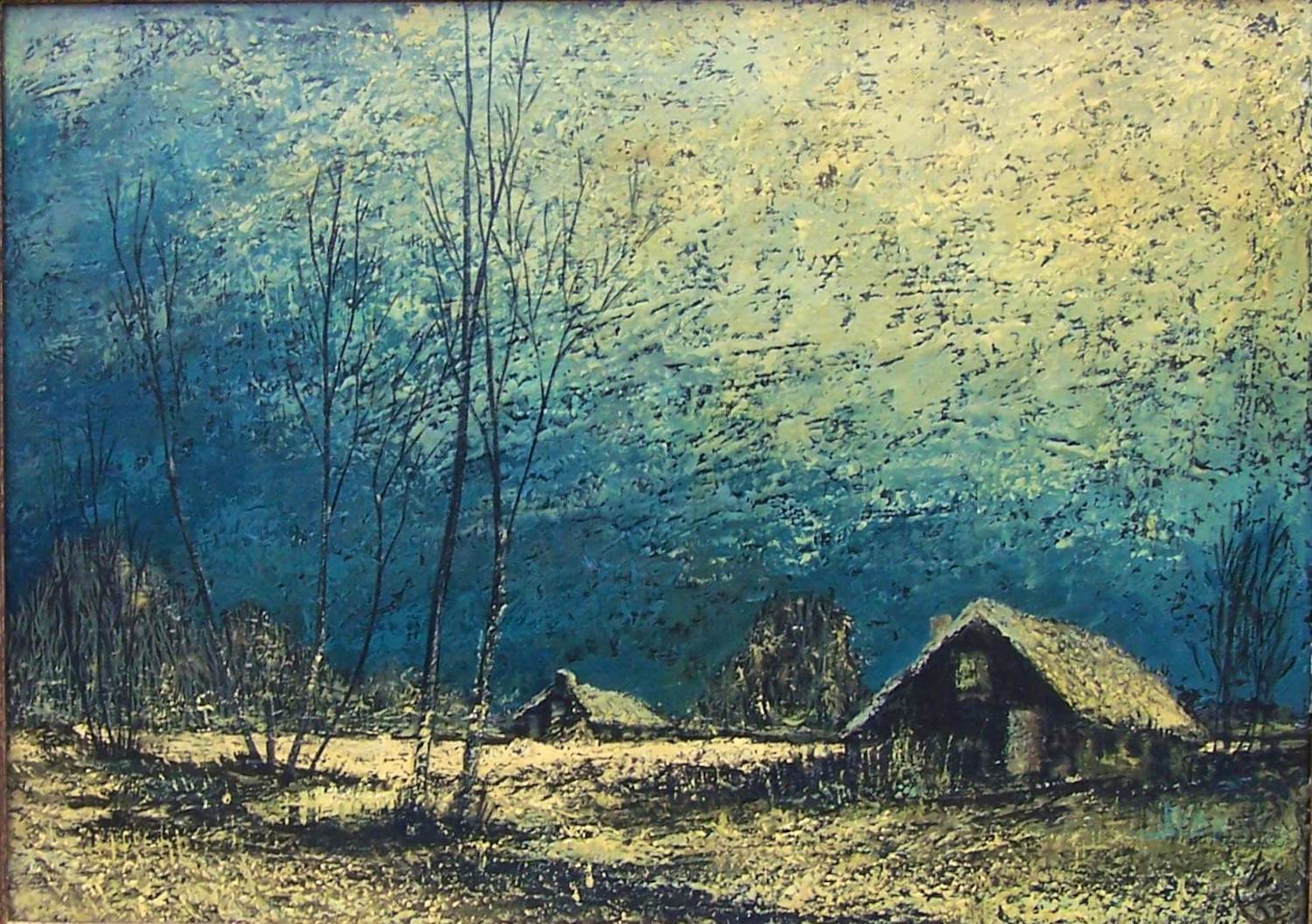 Luc De Ro - Winterlandschap kopen? Bied vanaf 100!