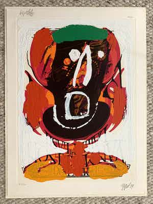Karel Appel - Sound - The Bedized Pudding Canadian Suite verkocht voor € 1050!