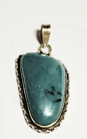Nieuwe zilveren hanger met topaas turquoise . kopen? Bied vanaf 60!