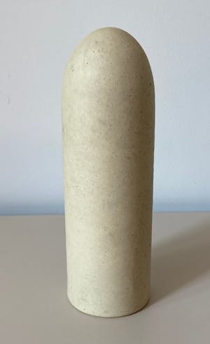 Peter Selhorst - Creme en vanille keramisch design vaasje kopen? Bied vanaf 1!