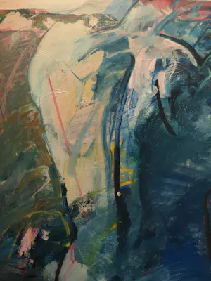 Frank van Eijndhoven - Acryl op doek , Naakt 2 – 1977 – 115 x 100 cm. kopen? Bied vanaf 150!
