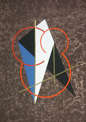 Cesar Domela - Zeefdruk en collage, Zonder titel kopen? Bied vanaf 100!