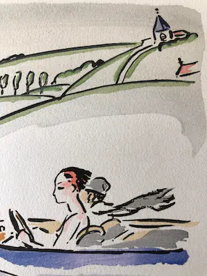 Kees van Dongen - Kees van Dongen - In de auto - 1925 kopen? Bied vanaf 395!