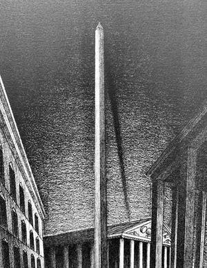 Jeroen Henneman - lithografie - 'Eerste blik op de stad' - 1982 kopen? Bied vanaf 75!