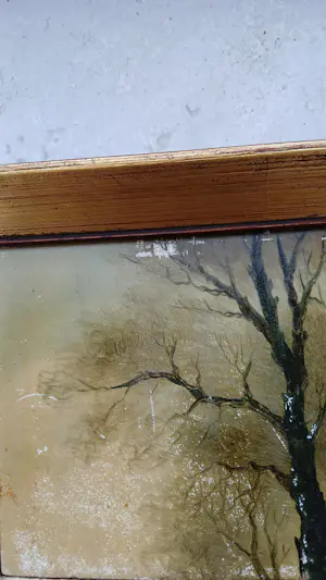 Curiosa - schilderij tegeltableau winters landschap naar Louis Apol kopen? Bied vanaf 10!