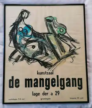 Jo van Dijk - Kunstzaal De Mangelgang verkocht voor € 75!