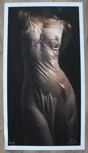 Willi Kissmer - Giclee op linnen: Zijde - 2015(Groot werk, laatste exemplaar!) kopen? Bied vanaf 225!