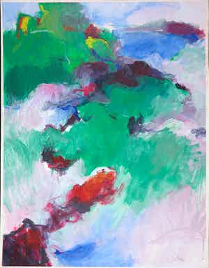 Franscz Witte - Acryl op papier, Zonder titel verkocht voor € 35!