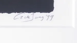 Cor de Jong - Zeefdruk, Ritueel - Ingelijst kopen? Bied vanaf 1!