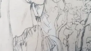Jan Toorop - Charley Toorop met hoofddoek in een leunstoel Ziek kind, 1898 kopen? Bied vanaf 1!