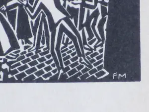 Frans Masereel - Feest in de stad - Houtsnede kopen? Bied vanaf 1!