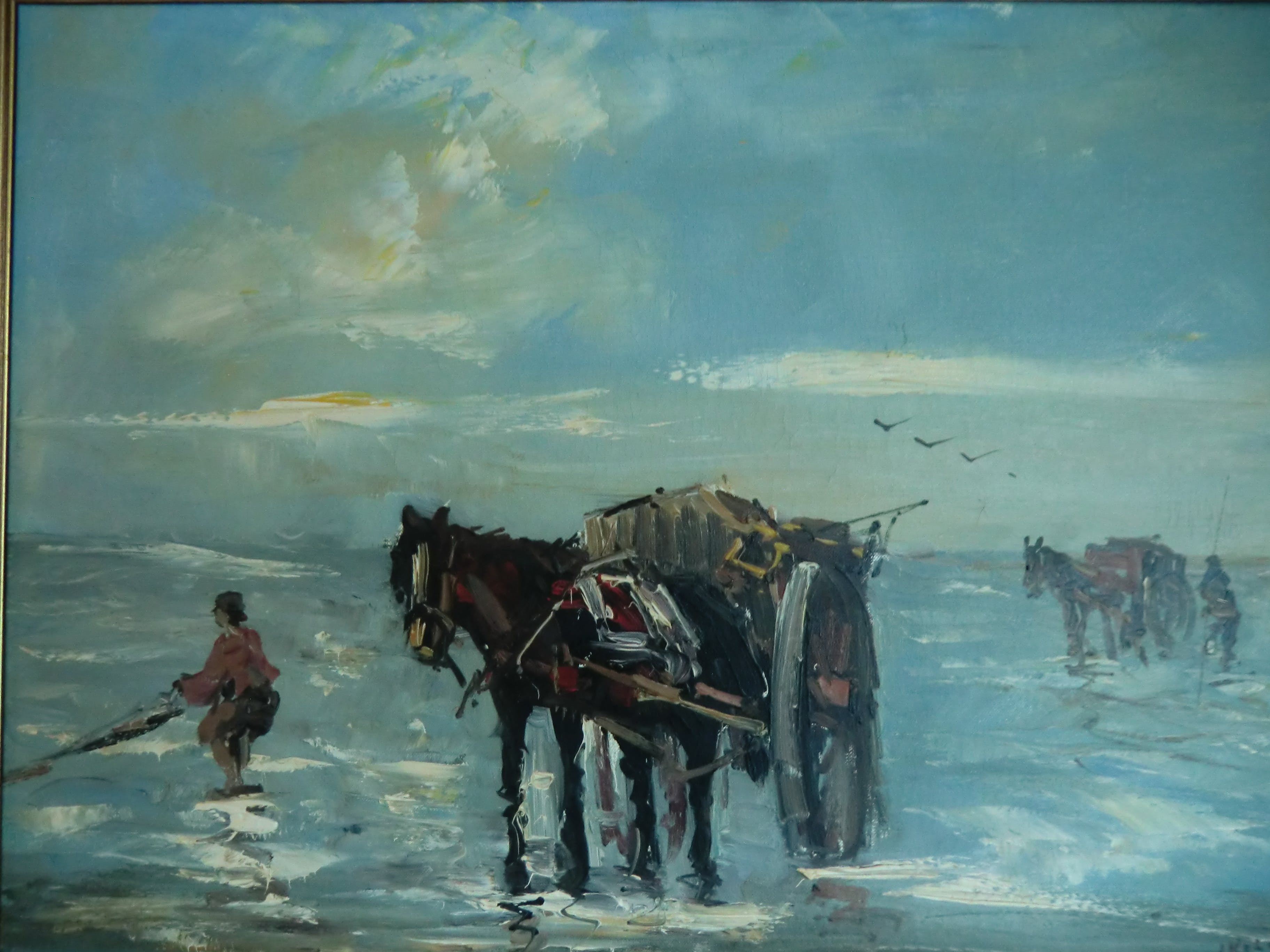 Jan Kelderman - Schelpenvissers aan zee kopen? Bied vanaf 79!