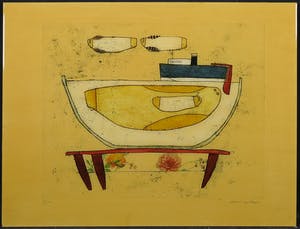 Ellen van Toor - Zeefdruk in epoxy, En Vol - Met ophangsysteem kopen? Bied vanaf 1!