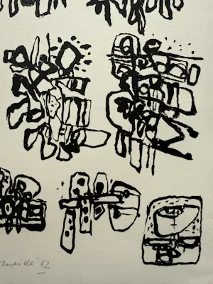 Corneille - handgesigneerde litho | 'Zonder titel' | 1962 (ZELDZAAM WERK) kopen? Bied vanaf 400!