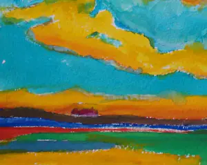 Ernst Fermen - Die Nordsee "Auf dem Strand bei Katwijk kopen? Bied vanaf 89!