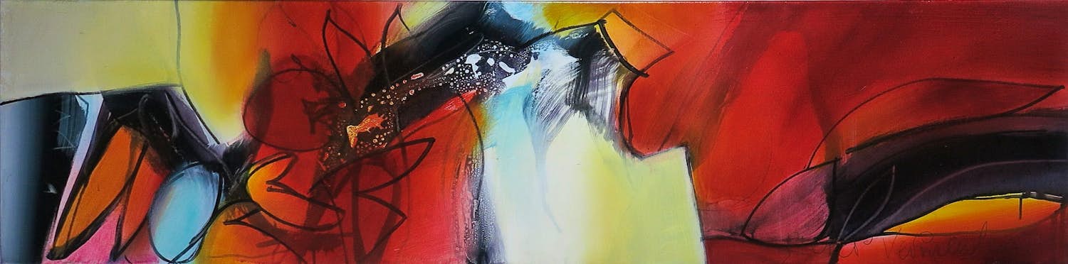 Pieter Vermeulen - Acryl op doek, Overlapping (Groot) kopen? Bied vanaf 250!