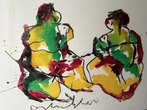 Anton Heyboer - Gekleurde personages kopen? Bied vanaf 599!