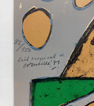 Corneille - Ciel tropical, litho (netjes ingelijst) kopen? Bied vanaf 250!