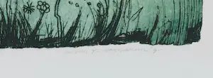 Michel van Overbeeke - Ets/aquatint met bladgoud, Into Itself III kopen? Bied vanaf 50!