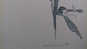 Leo Poelmeijer - Litho. "Dorpstraat te Westzaan/Assendelft. kopen? Bied vanaf 25!